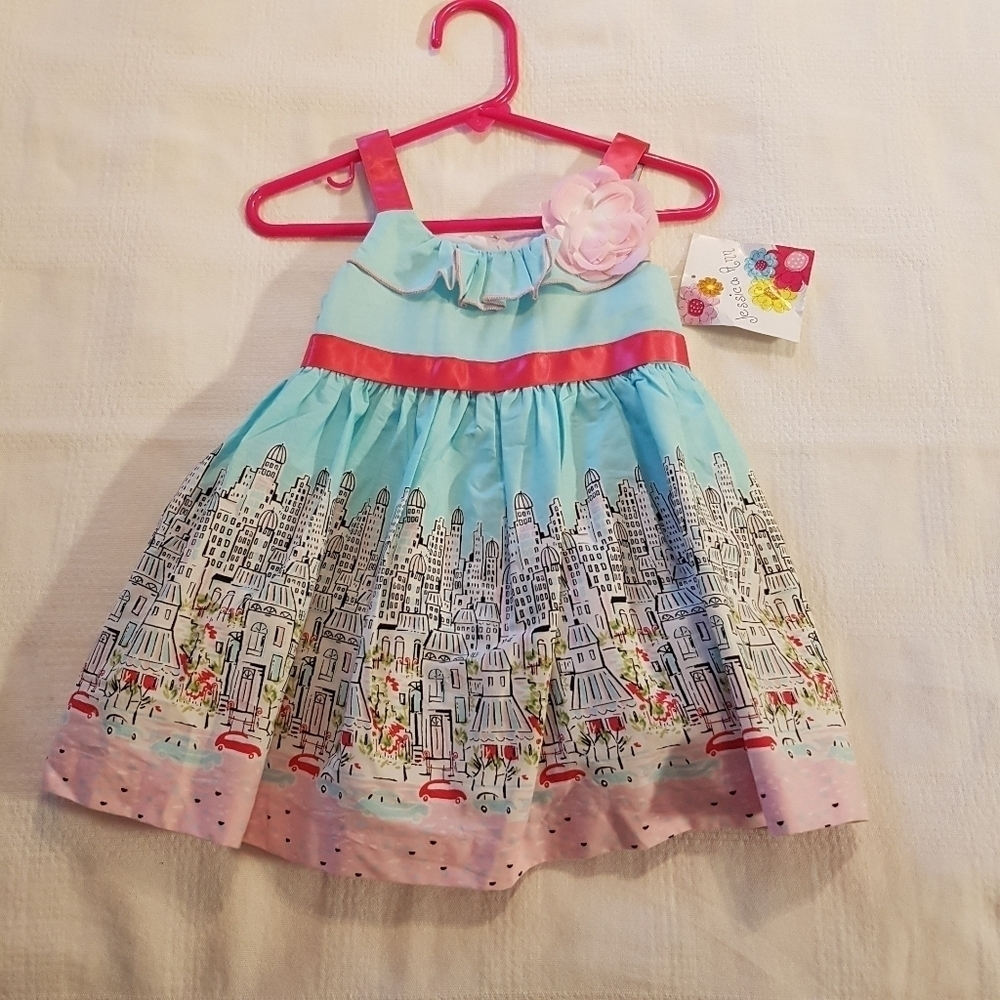 Jessica Ann girls 12 month dress, no diaper cover